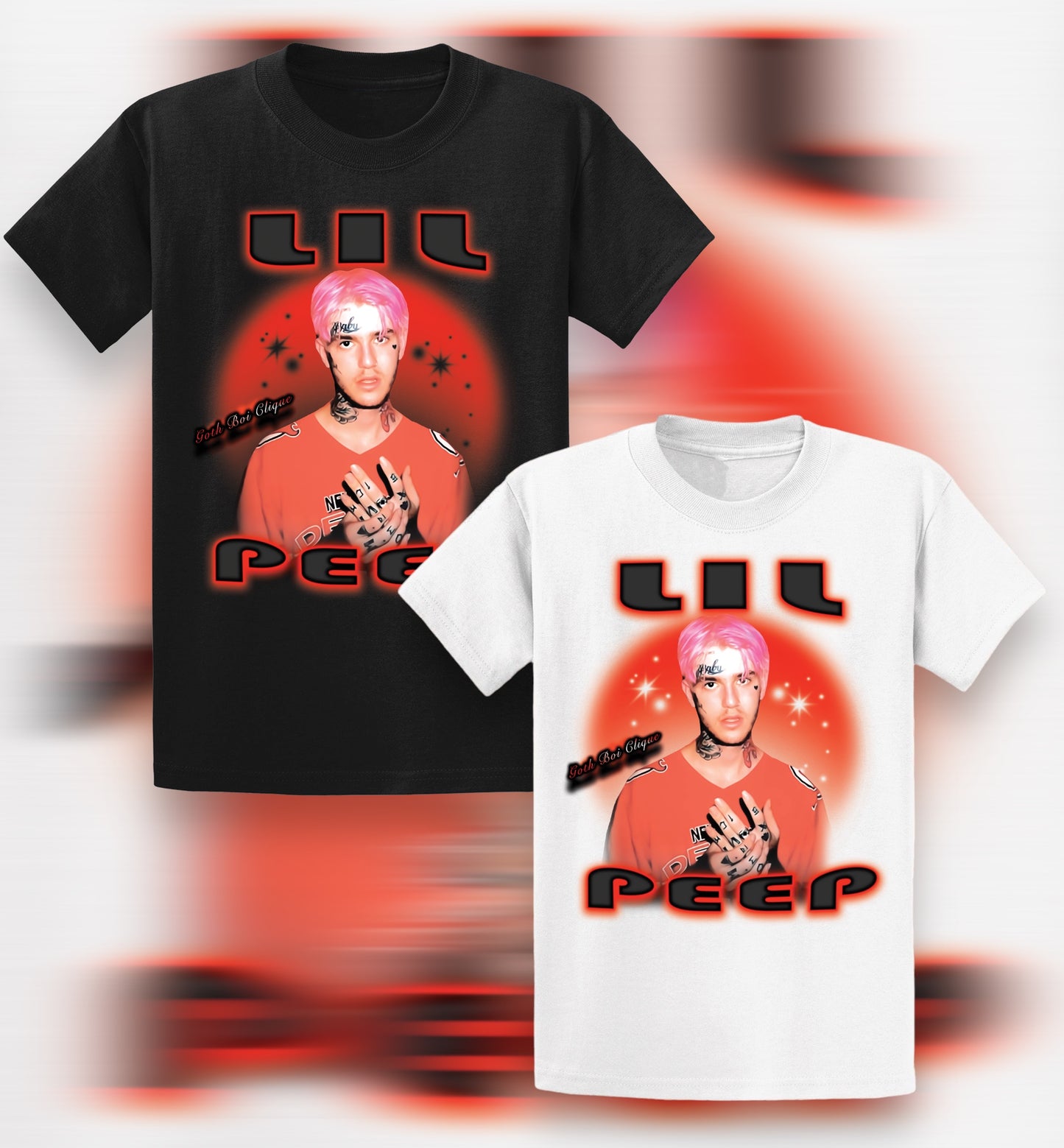 Lil Peep airbrush tee