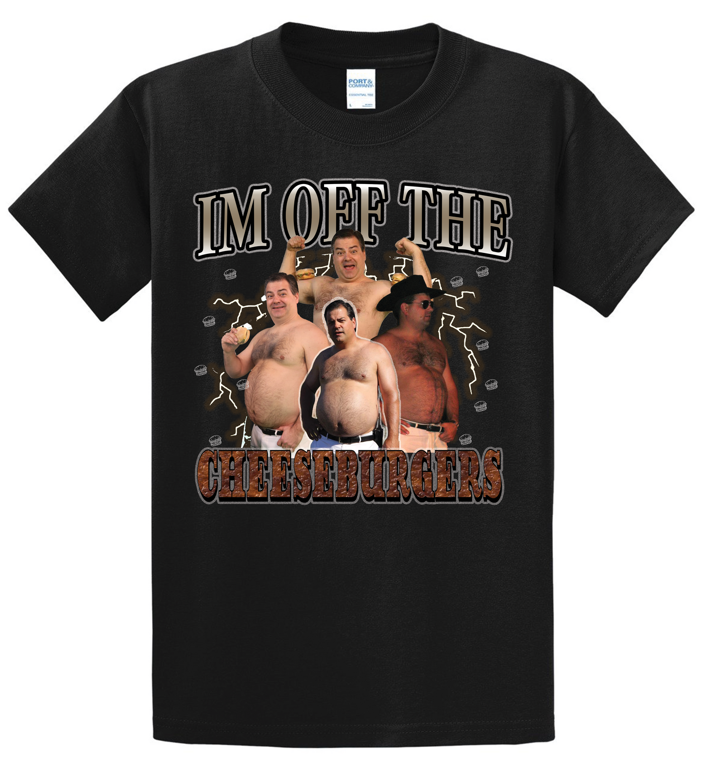 Randy Im off the cheeseburgers tee