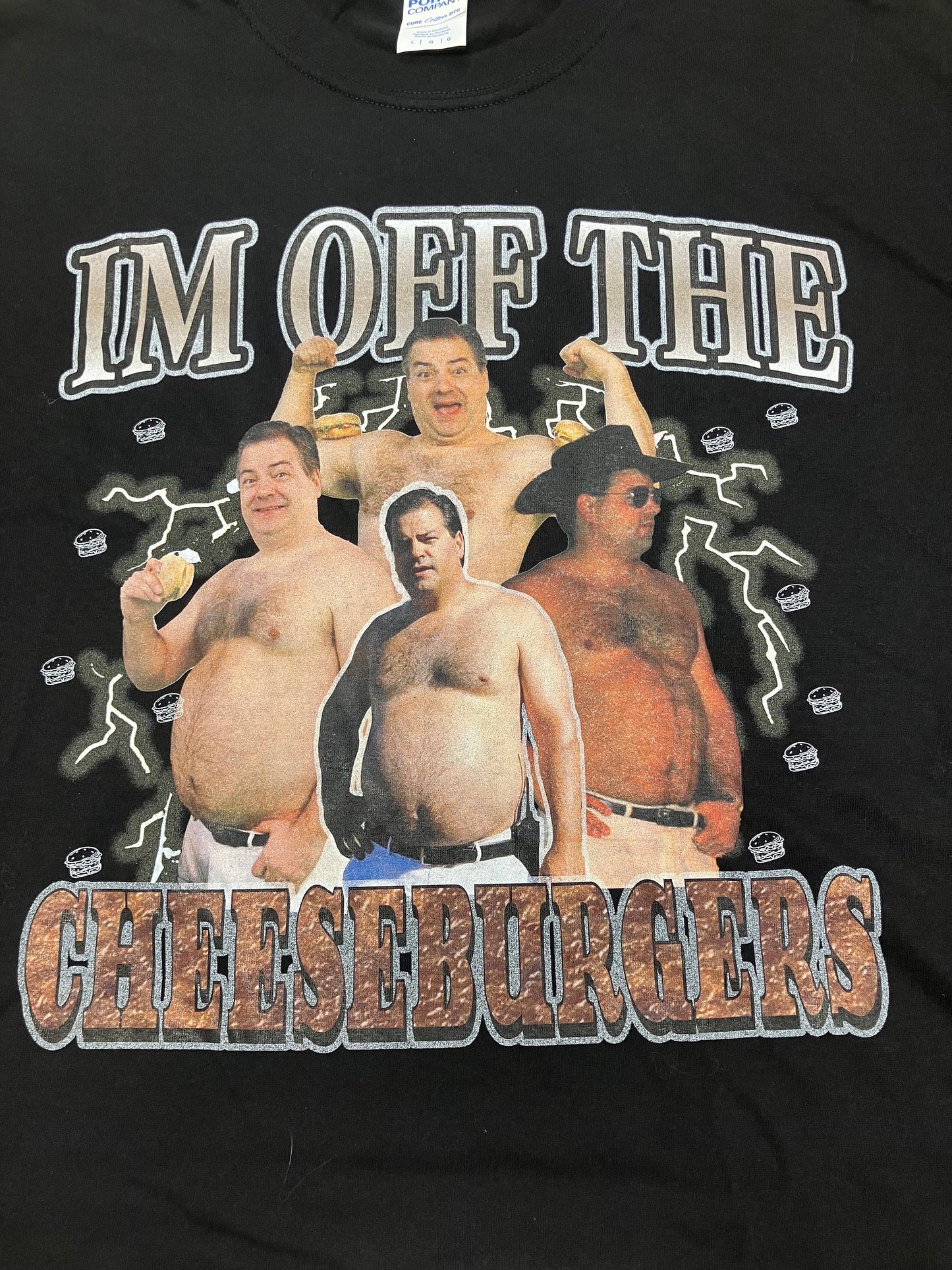 Randy Im off the cheeseburgers tee