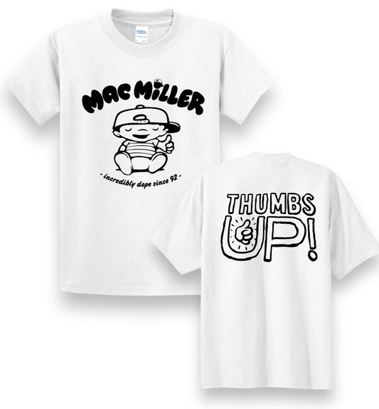 Mac Miller thumbs up tee