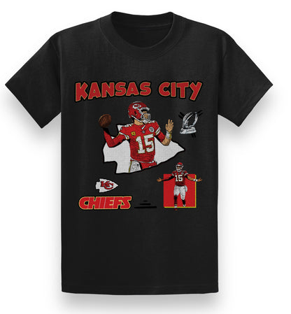 Kansas city chiefs comic tee