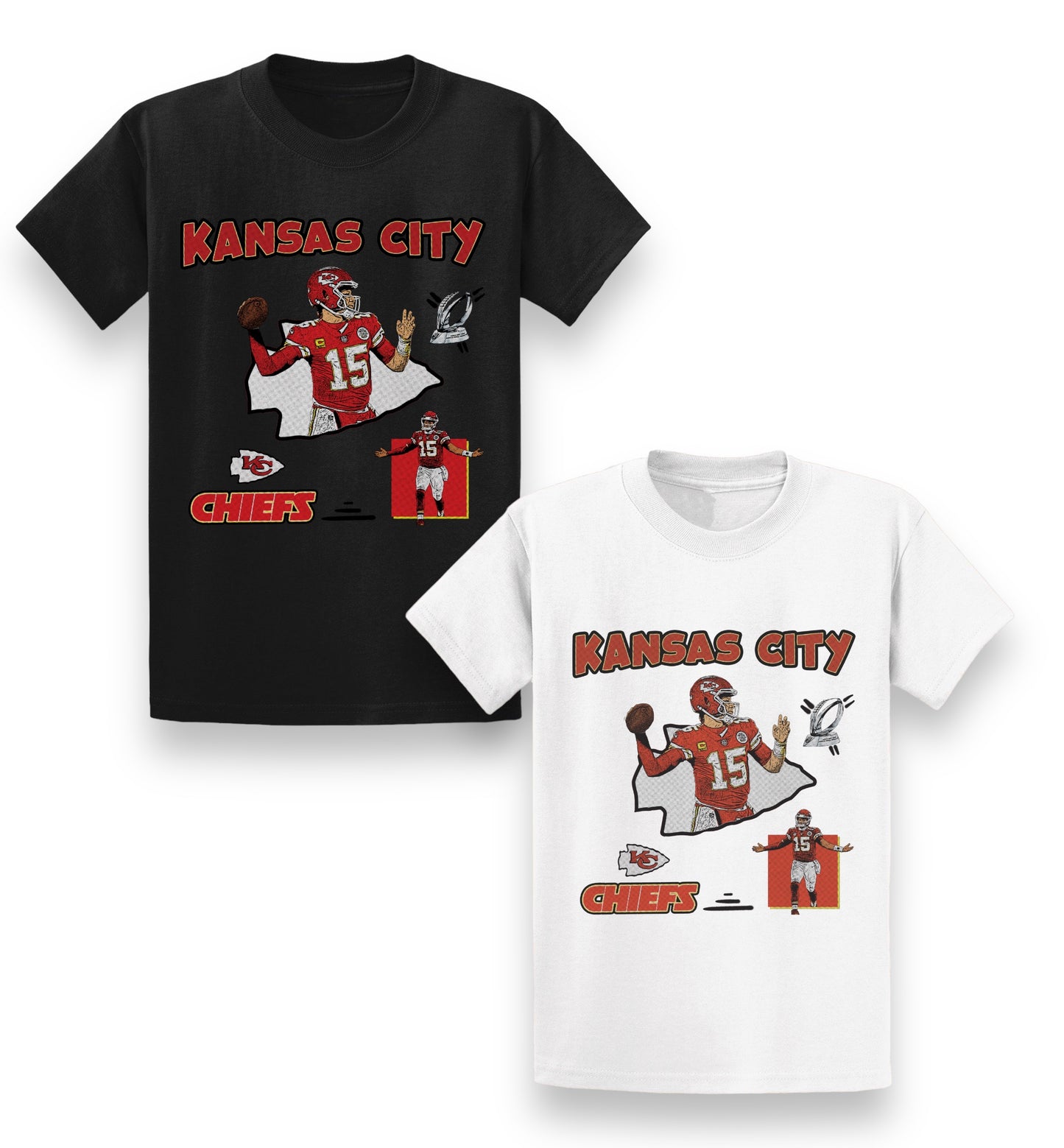 Kansas city chiefs comic tee