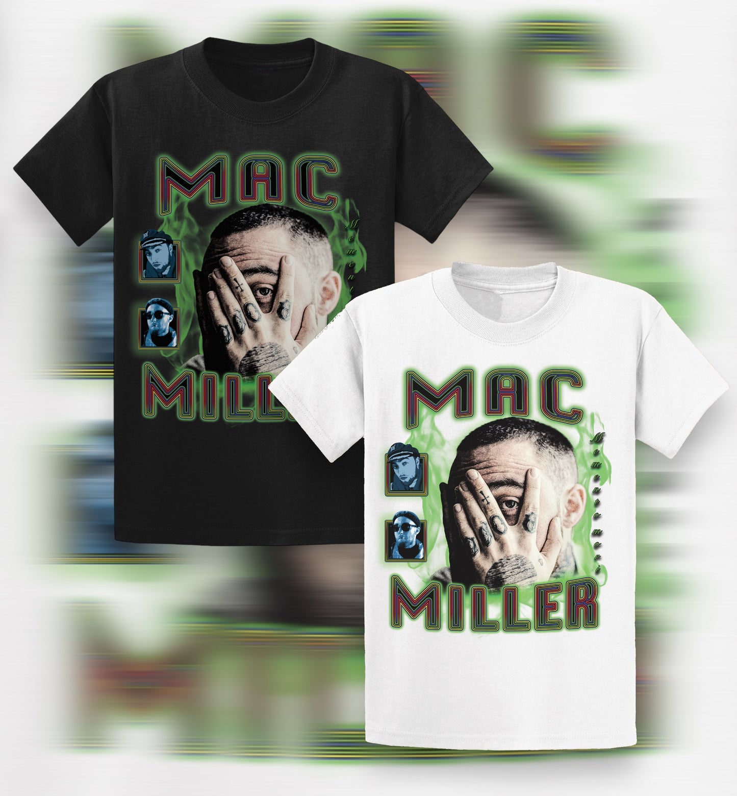 Mac miller memento mori collage tee