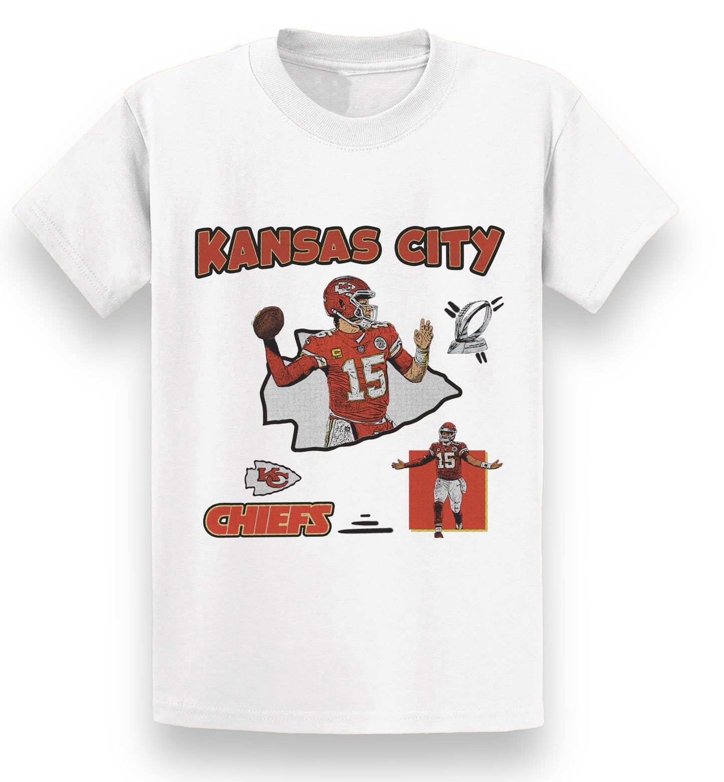 Kansas city chiefs comic tee