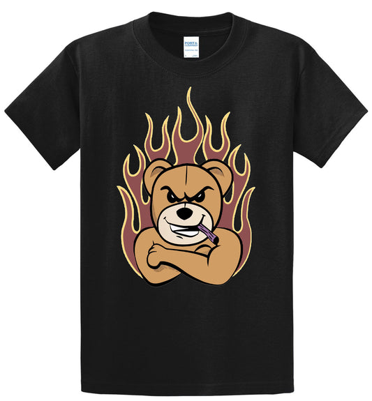 Smoking bear tee